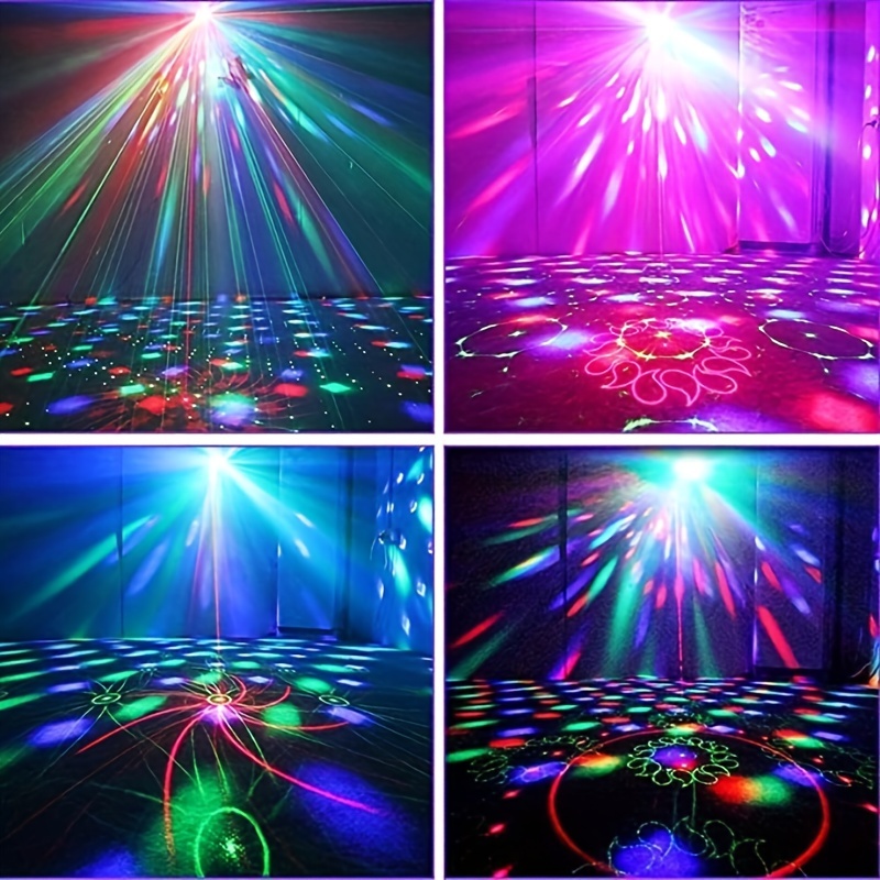 Luces de DJ con soporte, luz de barra de fiesta de Halloween, luces de  discoteca de bola giratoria y luces Corlorful Par, sistema de iluminación  de