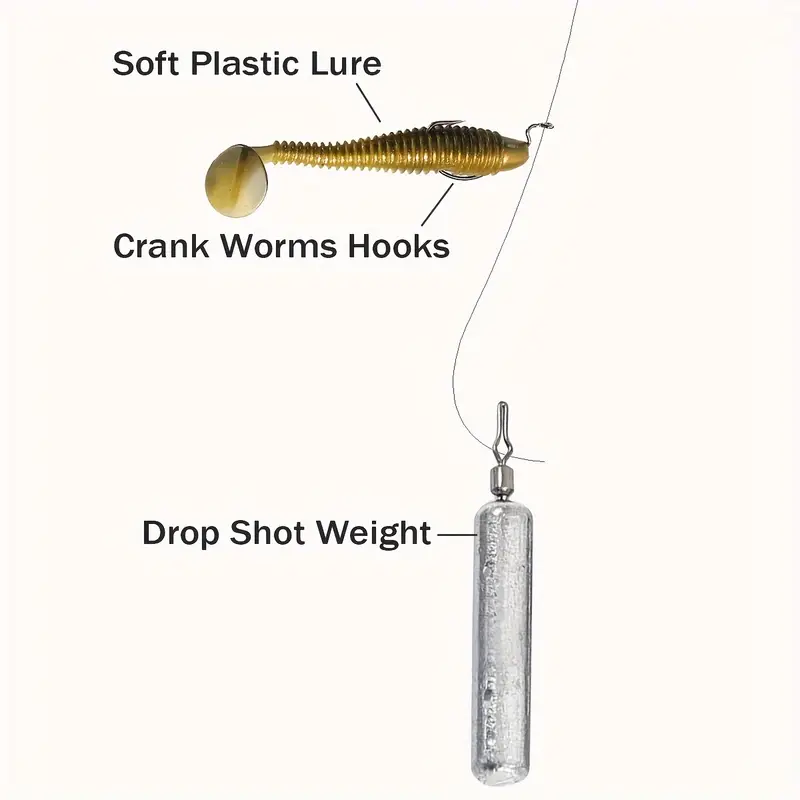 Fishing Pencil Drop Shot Weights Lead Sinkers Bass Trout - Temu