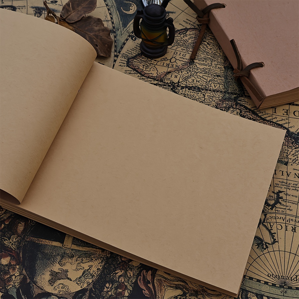 Journal - DIY Photo Album 3-Hole Loose-leaf Blank Scrapbook Notebook