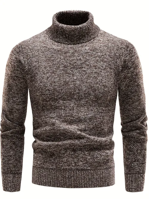 Mens Winter Turtleneck Sweater - Temu