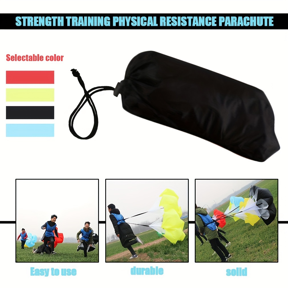 RUNNING PARACHUTE SPEED Training Resistance Chute Fitness Football