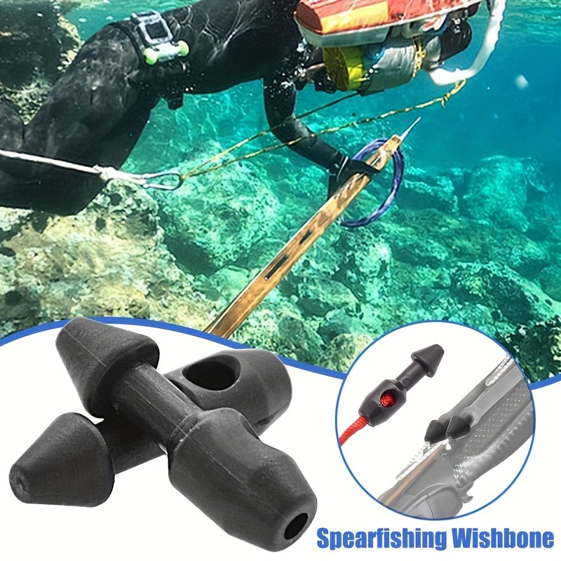 2pcs Durable Spearfishing Wishbone, Diver Accessory, Speargun Tools, Ice  Fishing Equipment