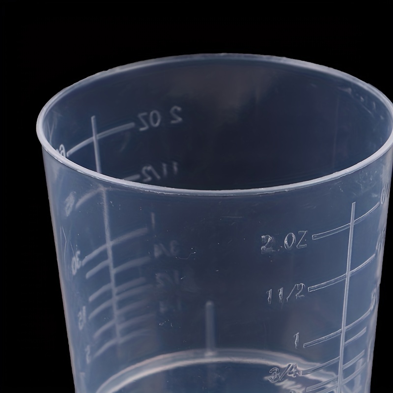 TIDTALEO 5pcs Beaker Glass Graduated Cups Clear Measuring Cups Glass Lab  Measuring Cup 50ml Measuring Cup Ml Measuring Cup for Liquid Measuring  Tools