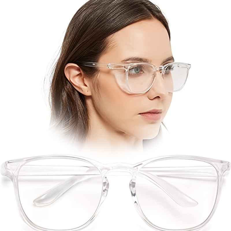  Gafas de seguridad antivaho 3 gafas de seguridad para anteojos,  contra impactos de polvo, resistentes a los arañazos, a prueba de  salpicaduras, lente transparente química, protección ocular, para  enfermeras, trabajadores, arquitectos