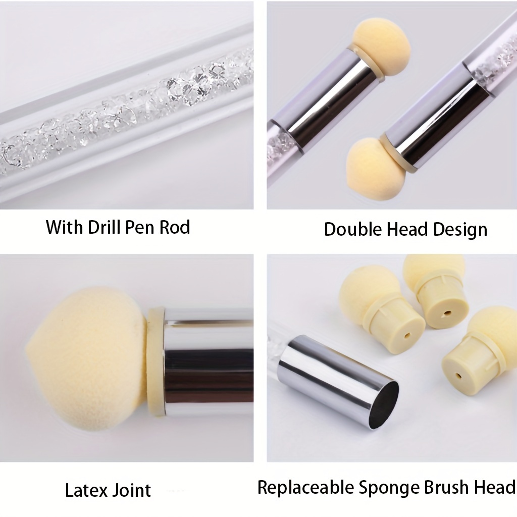 Sponge Brush with 4 Replacement Heads