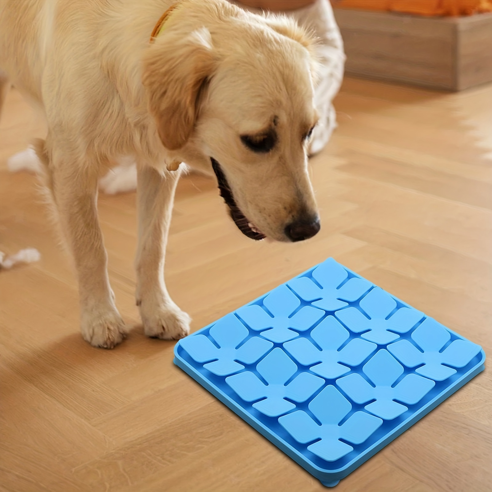 Bone Shaped Silicone Lick Mat For Dogs, Slow Feeder Pet Snuffle Mat,  Food-grade Slow-feeding Pad