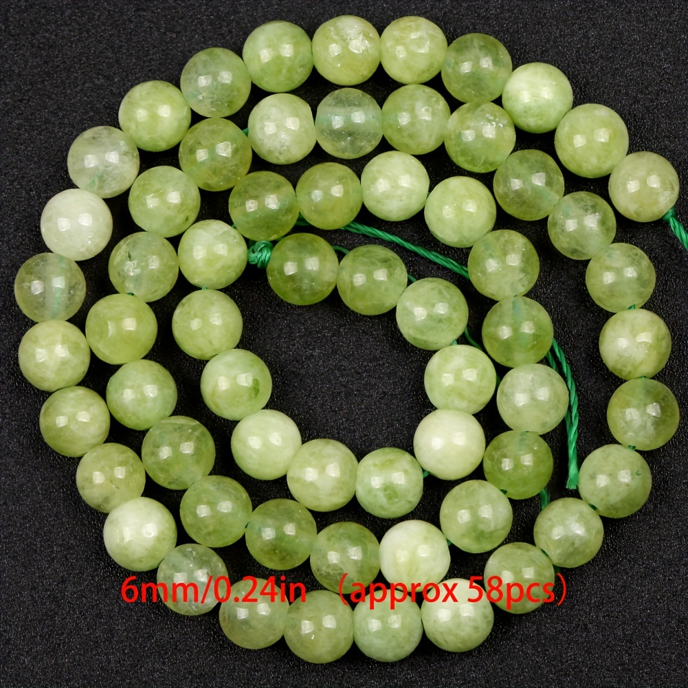 6/8/10mm Natural Stone Burma Jade Beads Round Loose Spacer Beads For  Jewelry Making DIY Bracelet Necklace Bracelet