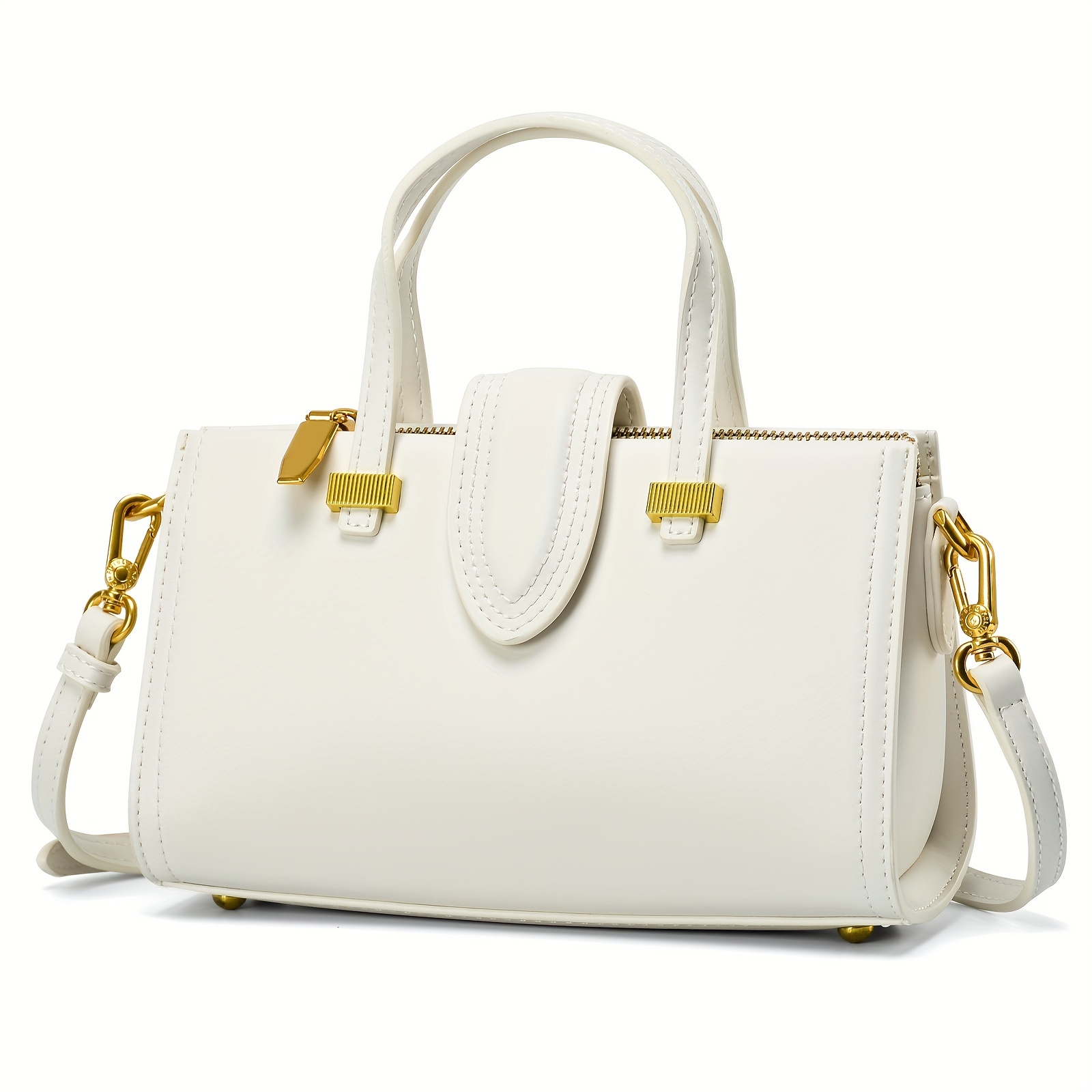 Women's Elegant Handbags, Fashion Pu Leather Shoulder Bag, Small Top ...