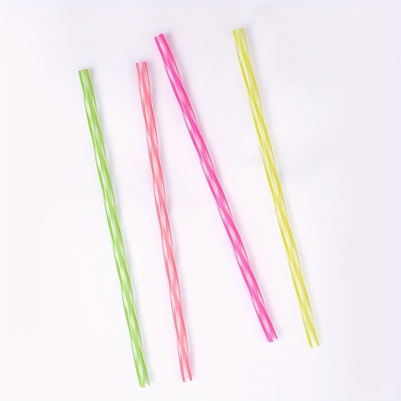 6/8PCS Straws Reusable Silicone Drinking Straw with Cleaning Brushes Set  For Bar
