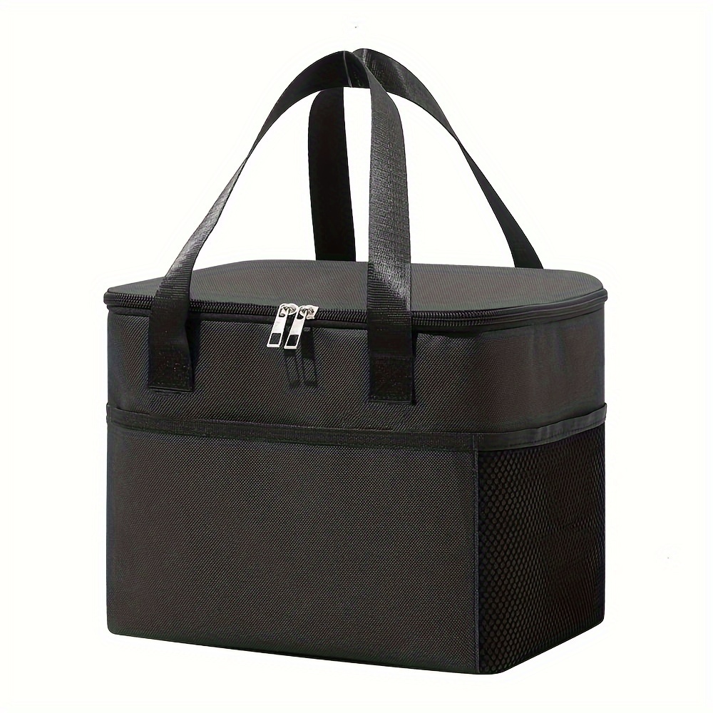 foolsGold Large Insulated Cool Bag - Black : : Home & Kitchen