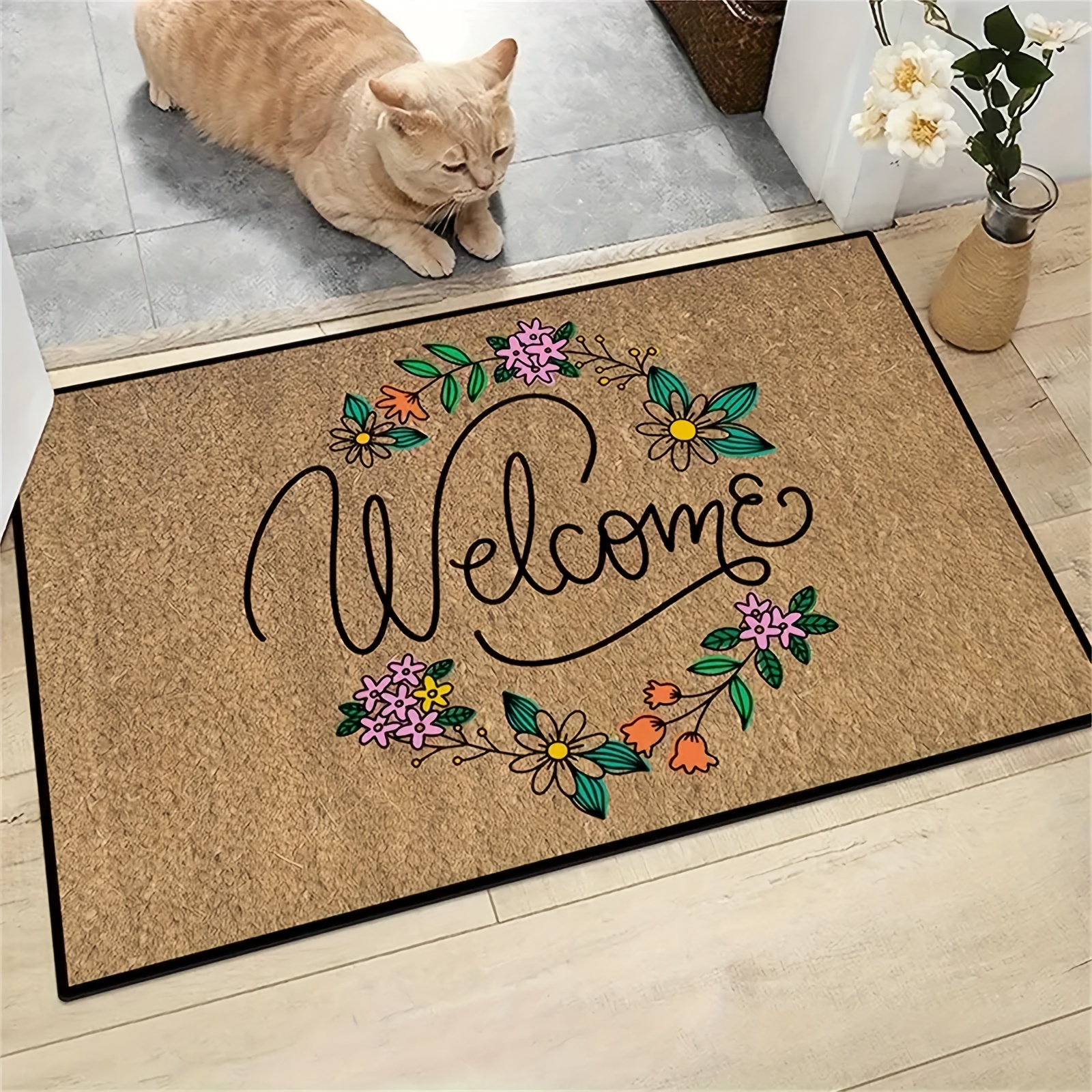 Halloween Rug, Welcome Entrance Doormat, Low Pile Indoor Outdoor Entrance  Mat, Non-slip Bathroom Mat Carpet, For Autumn Thanksgiving Halloween  Harvest Festival, Home Decor, Room Decor,welcome Camp Crystal Lake Sign, -  Temu