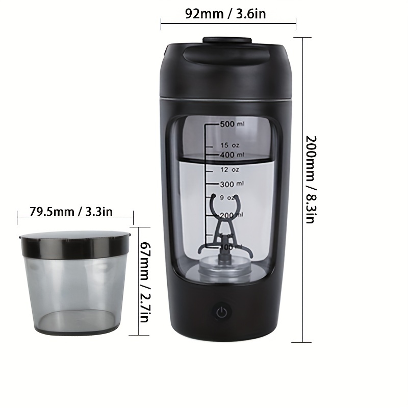 Usb Rechargeable Electric Protein Shaker Bottle - Portable Mixer Cup For  Smooth Protein Shakes On The Go - Temu United Arab Emirates