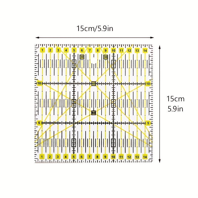 1pc Righello Cucito, Righello Quilting, Righello Taglio, Righello