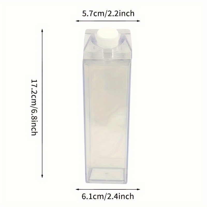 500ML 1000ML cute water Bottle Portable Drink Gym Crystal Bottle For  Bottled Water Sports Tea Milk