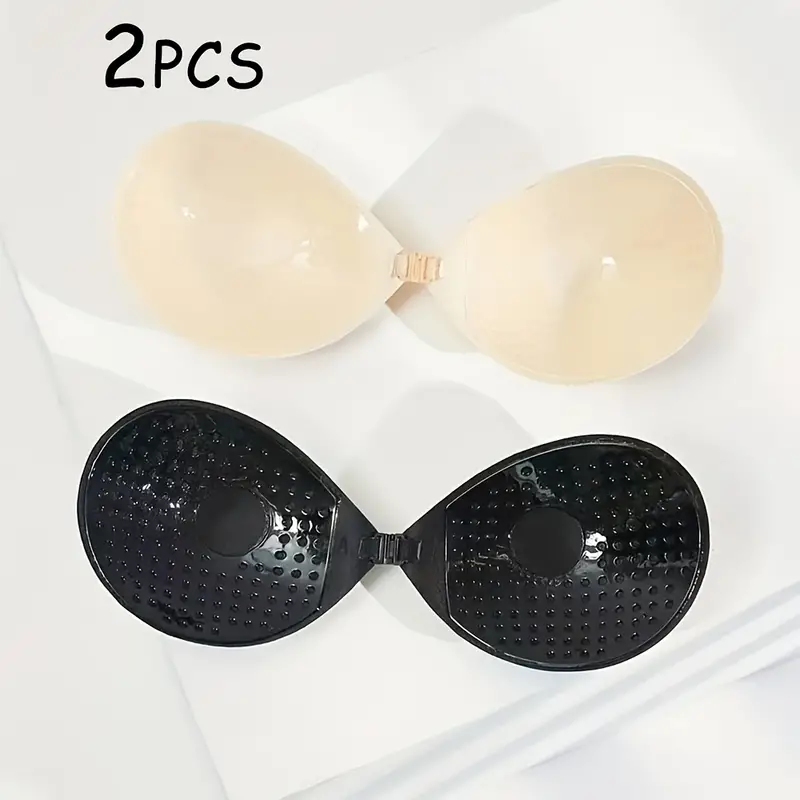 Invisible Stick Lift Bras Strapless Front Buckle Push Bra - Temu