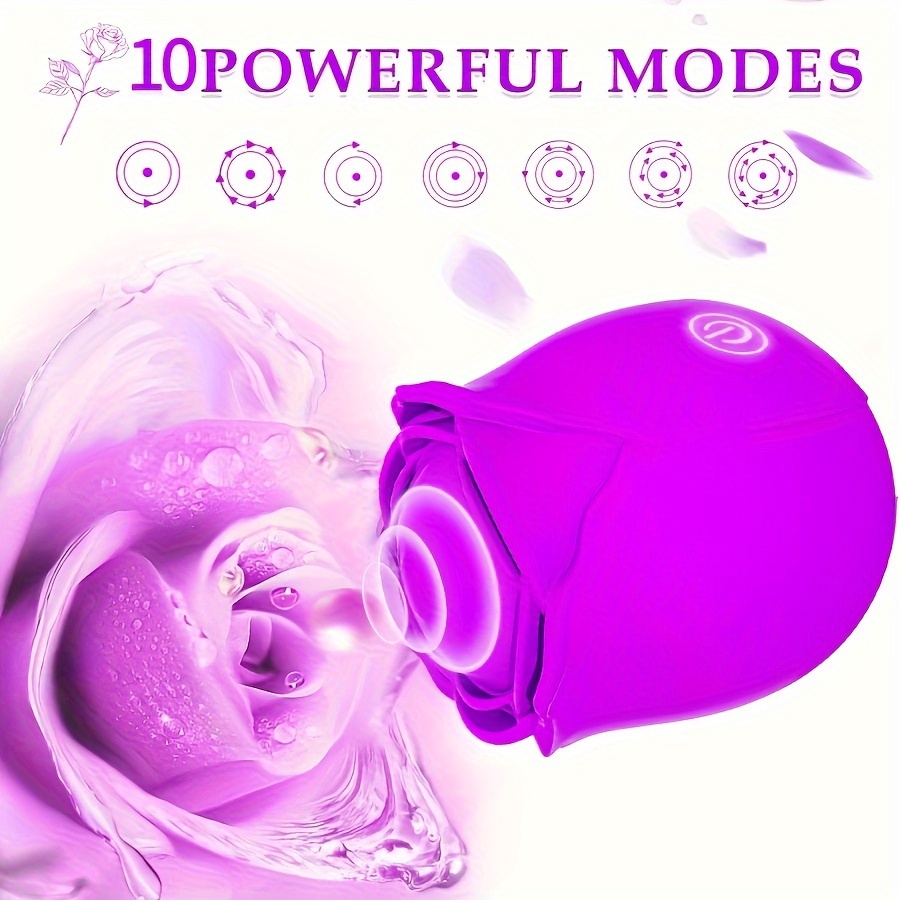 Rose Toy for Woman 2023 Upgraded Female Rose Toys Vibrator for Women-Purple  