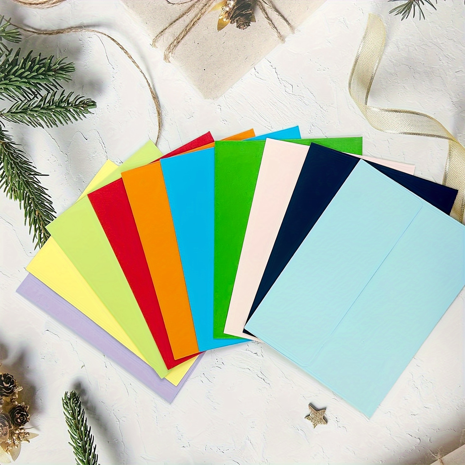 65 Pack Colored Envelopes, 4 x 6 Envelopes, Card Envelopes A4 Envelopes  Envelopes for Invitations, Printable Invitation Envelopes for Weddings