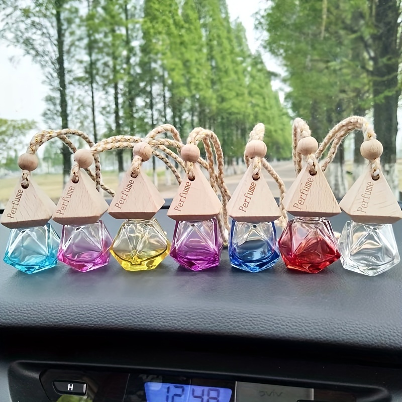 Car Aromatherapy Diffuser Hanging Bottle Fresh Fragrant Air - Temu