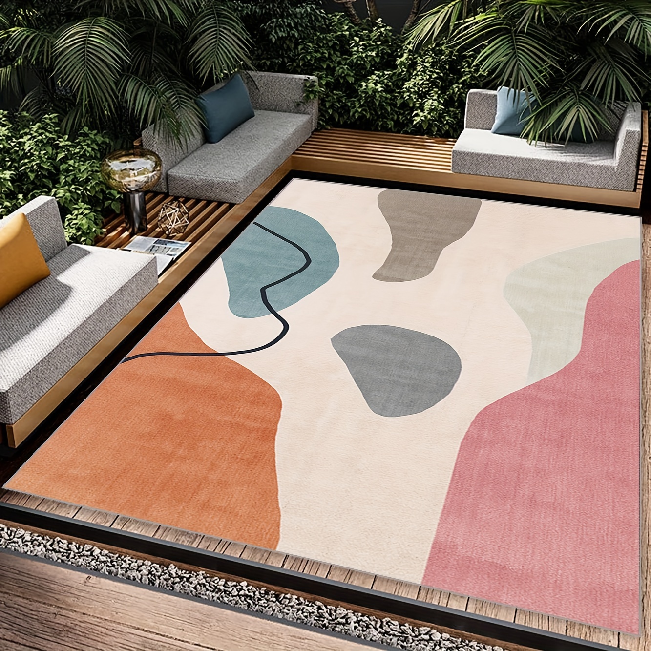 Mid Century,art Rugs,mid Century Modern Rugs,modern Rug,mid Century  Modern,area Carpet,design Rug,living Room Rug,home Decor,non Slip Rug 