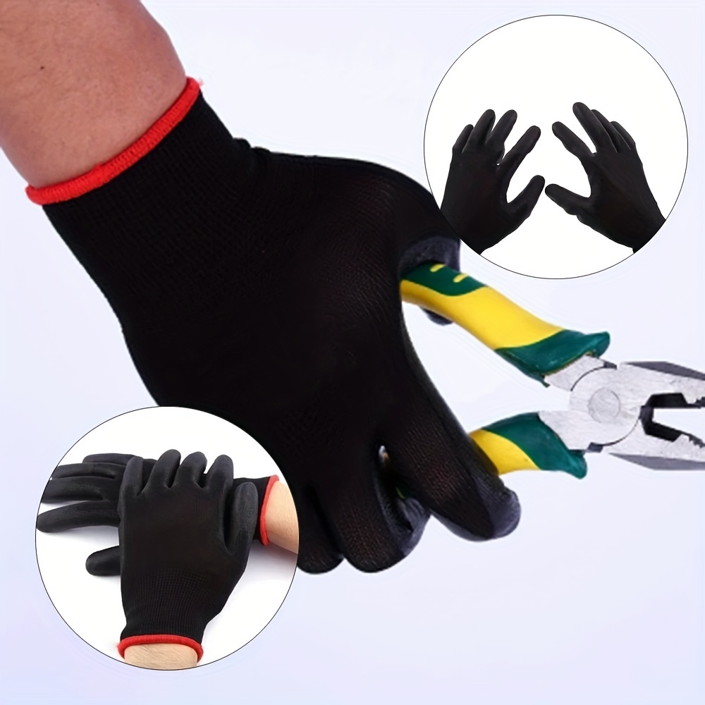 12 Pares De Guantes De Trabajo De Seguridad Guantes - Temu