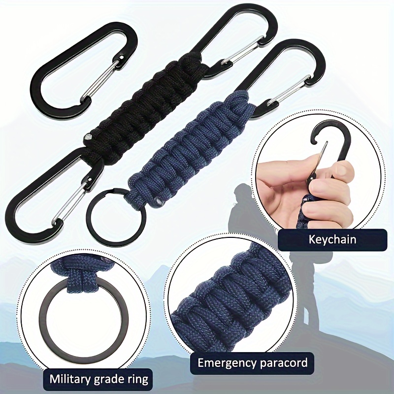 Multifunction Lanyard Outdoor Military Paracord Keychain Buckle