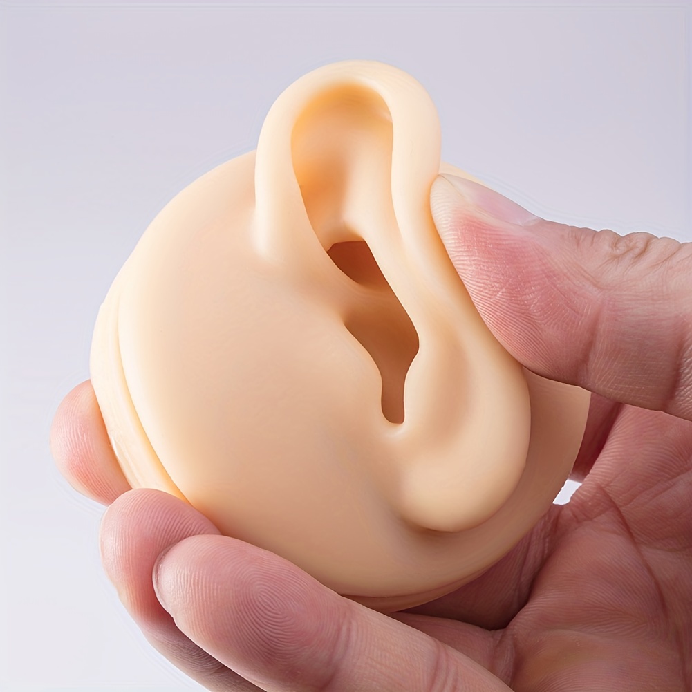 Soft Silicone Body Part Model Human Ear Mouth Eye Tongue - Temu