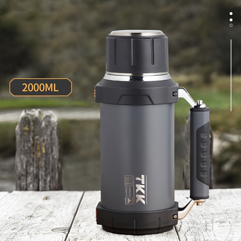 Tkk Large Capacity Sports Water Bottle With Straw Leakproof - Temu