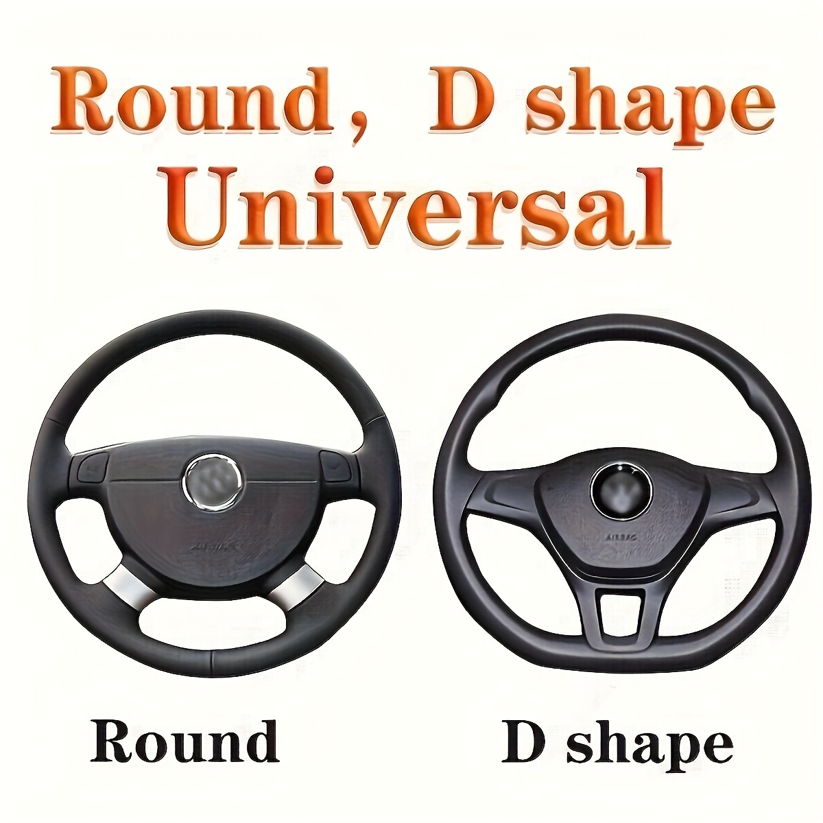 Starry Sky Car Steering Wheel Cover Fashion Universal No Inner Ring Elastic  Band Elastic Washable Cloth Handle Cover - Temu