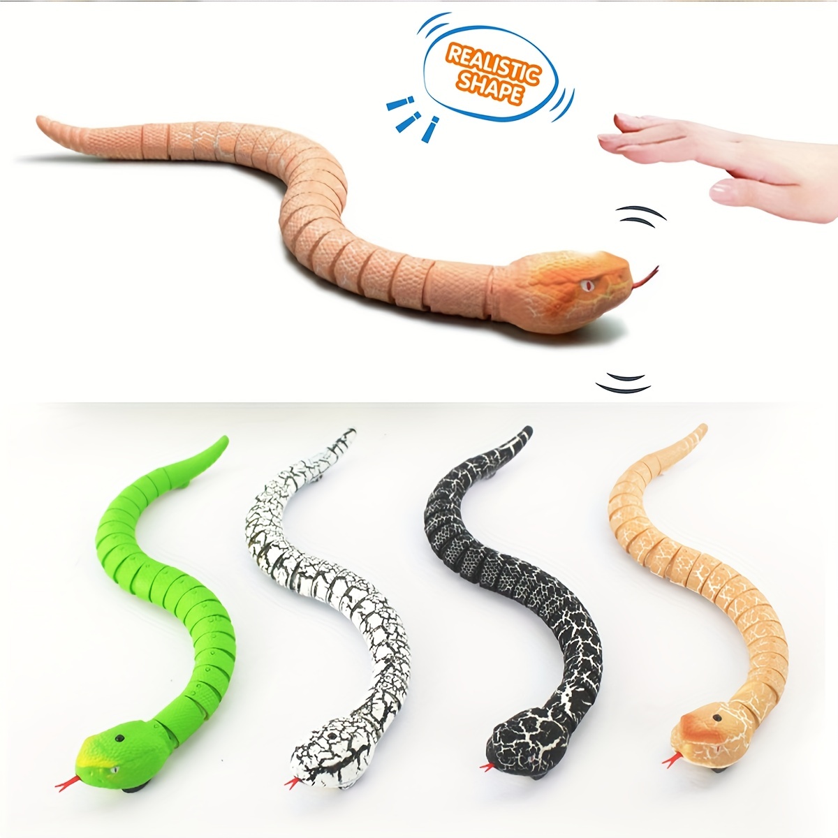Smart Sensing Interactive Snake Toy for Cats, Automático
