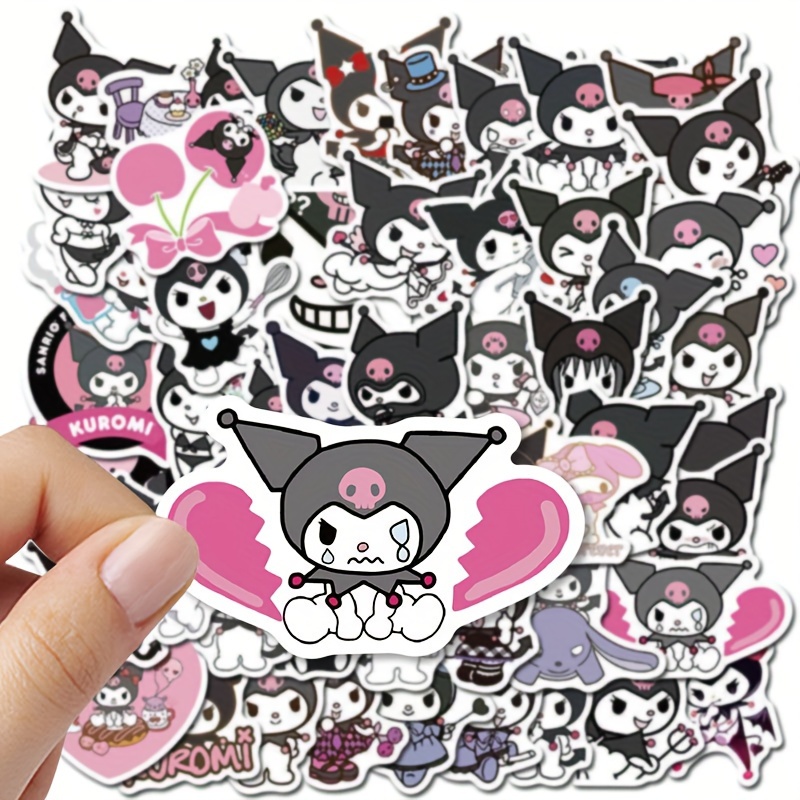 50pcs Autocollants Mignons De Kuromi Pour Carnets - Temu France