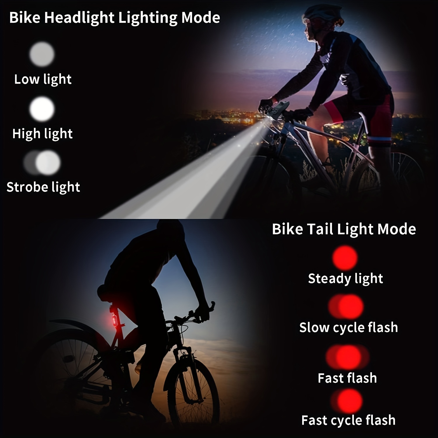 Luz Bicicleta LED Recargable