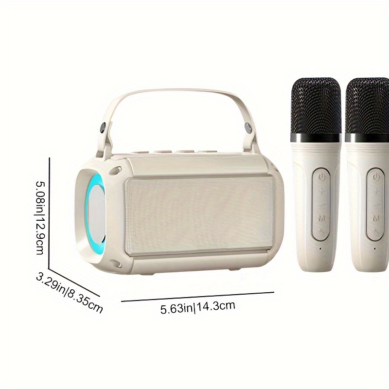 Altavoz portátil Bluetooth de micrófono inalámbrico con Mini