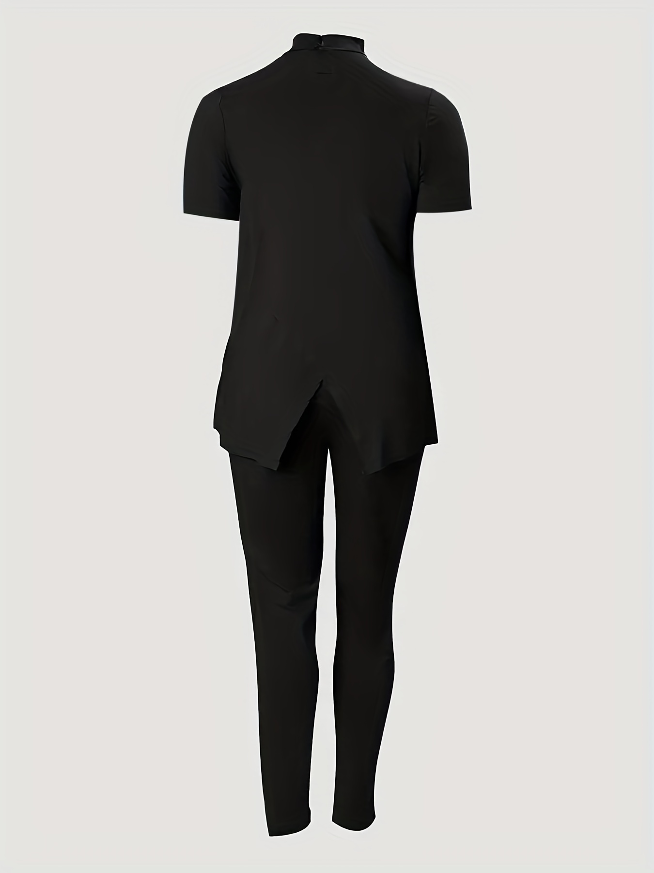 Casual Two piece Set Short Sleeve Tee & Slim Pants Outfits