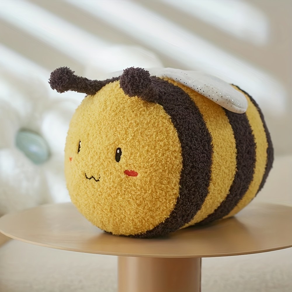 Bee Plush Toy Bee Plush Animal Soft Bee Plush Doll - Temu