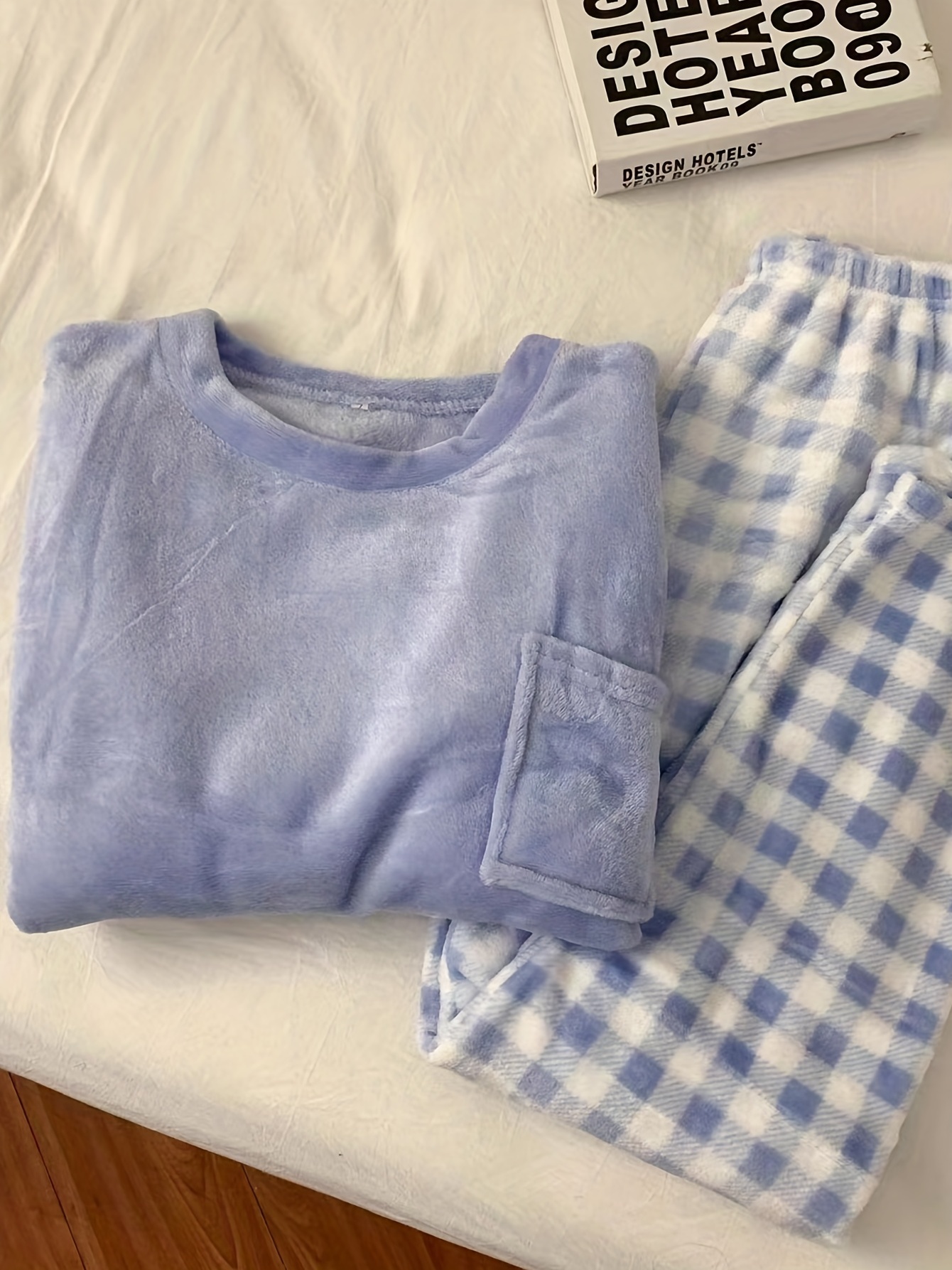 Soft Warm Pajamas Set Comfortable Long Sleeve Pajama Top - Temu Australia