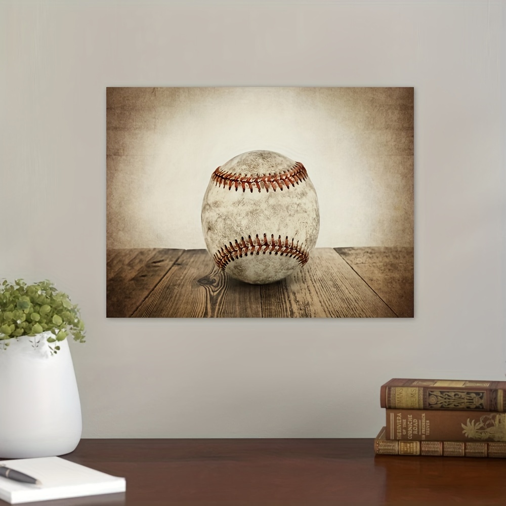 Vintage Baseball Poster Art Print