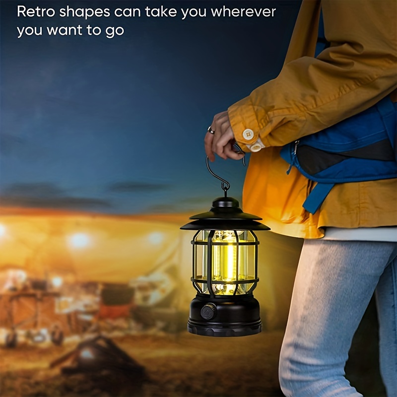 Camping Lantern Battery Powered Cob For Power Outages, Usb Port For  Charging,emergency Light For Hurricane Supplies Survival Kits, Operated  Lamp, Camping Gear Accessories Essentials - Temu