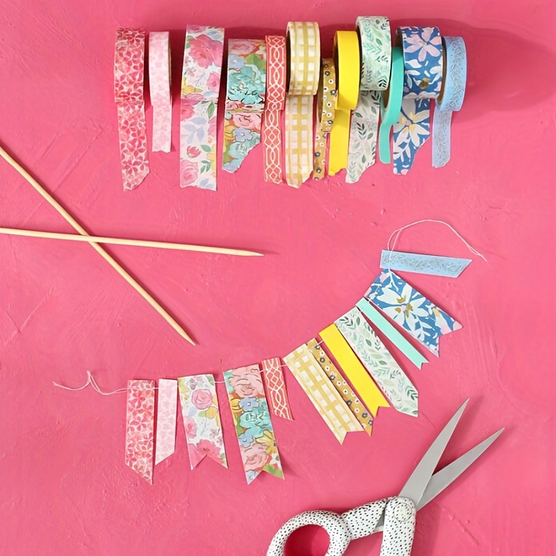 40pcs Random Pattern Washi Tape Set for Scrapbooking & Crafting
