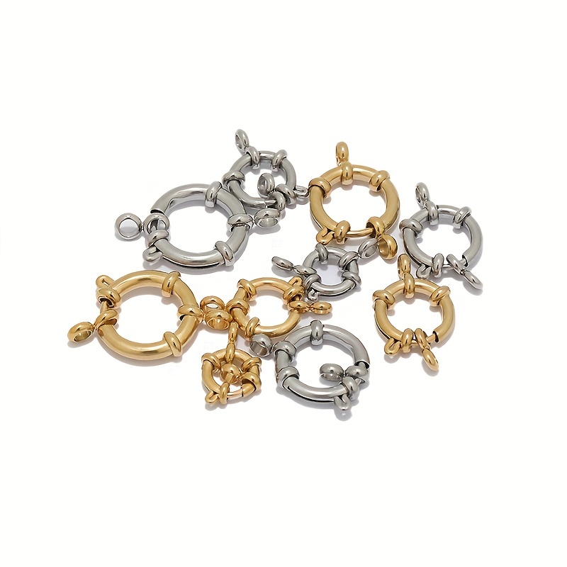 2pcs Copper Sailor Clasps for DIY Jewelry Making