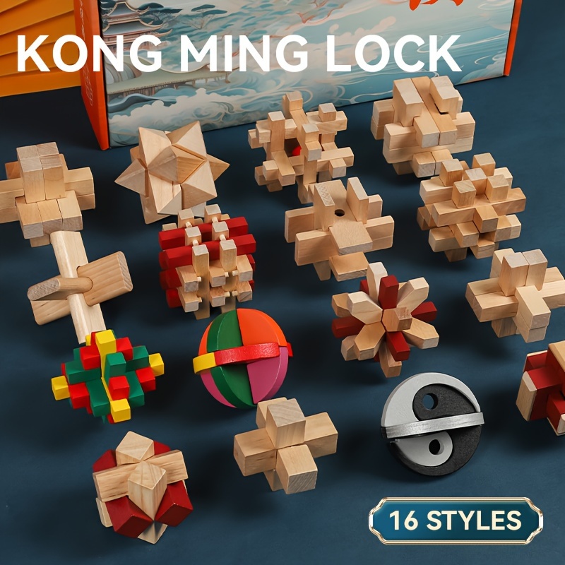 kong lock puzzle set traditional chinese wooden - Temu kong lock puzzle set traditional chinese wooden - Temu
