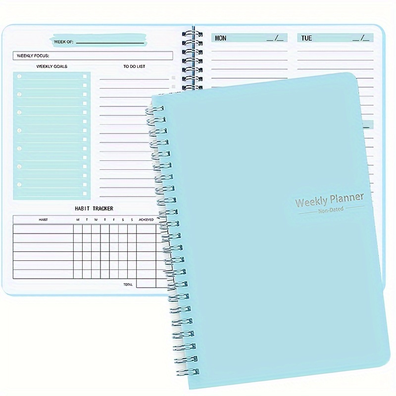 1pc A5 Agenda Planner Notebook Diary Semaine Planificateur - Temu France