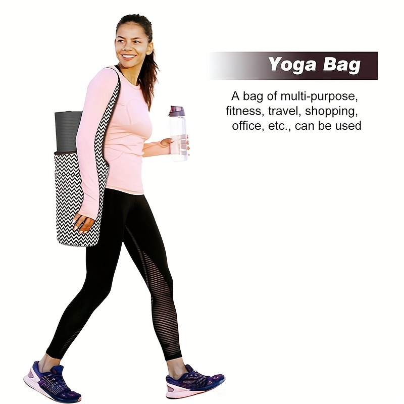 Yoga Mat Bag Large Size Pocket Zipper Pocket - Temu