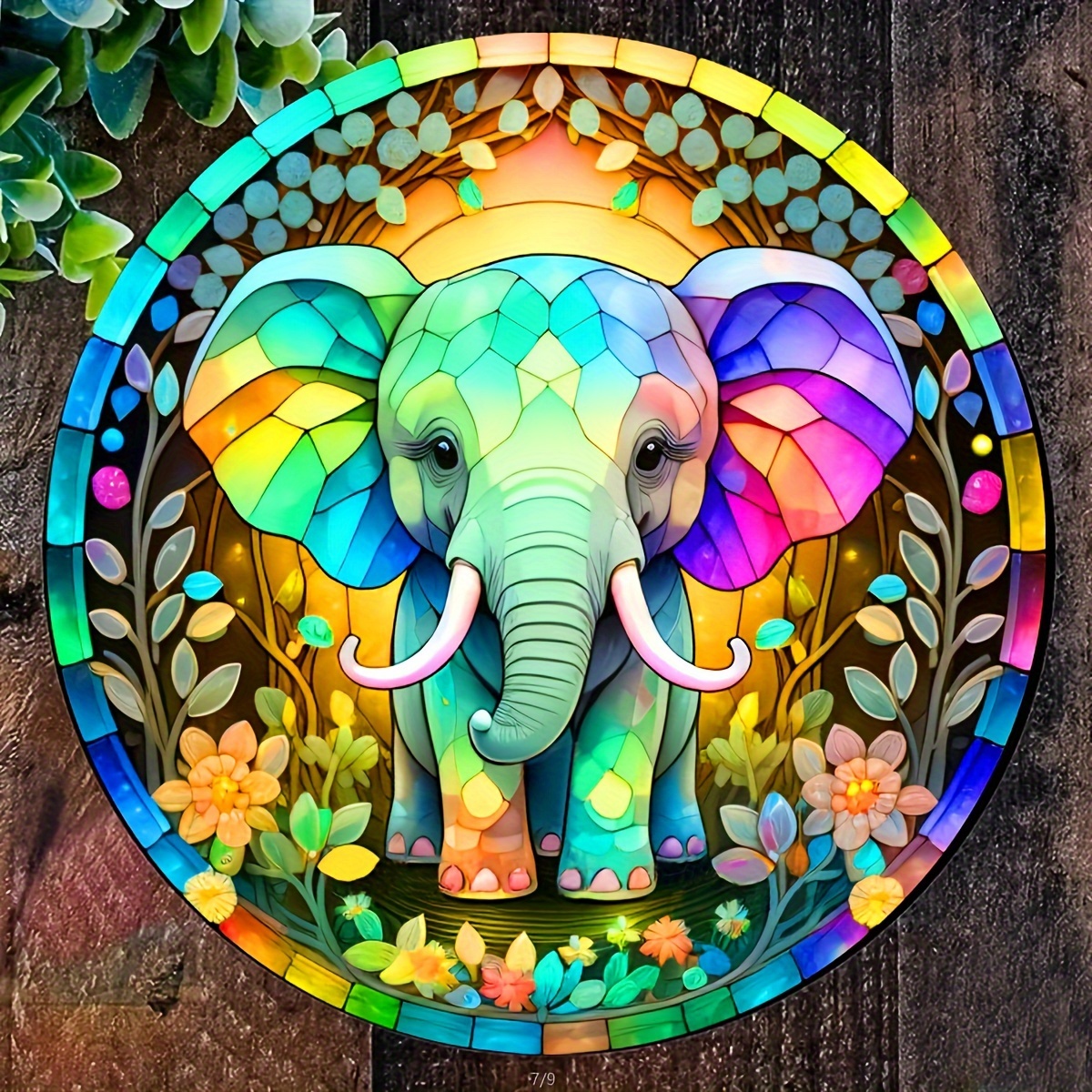 1pc 3D Elephant Stained Suncatcher Elephant Window Hanging, Elephant  Ornament, New House Gifts, Elephant Gifts, Elephant Window Decoration