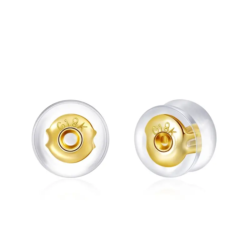 Silicone Earring Backs For Studs Clear Soft Earring Backings - Temu