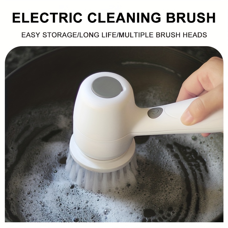 1pc Multifunctional Electric Cleaning Brush For Home Kitchen And