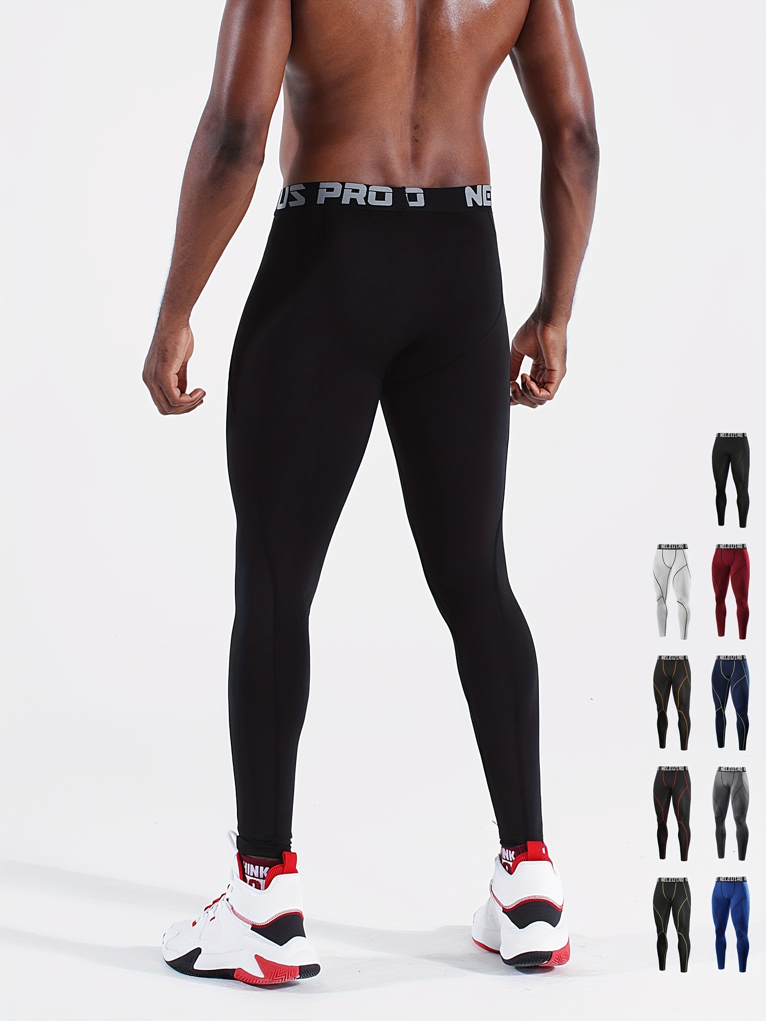 Men's Compression Tight Pants Running Cycling Basketball Soccer