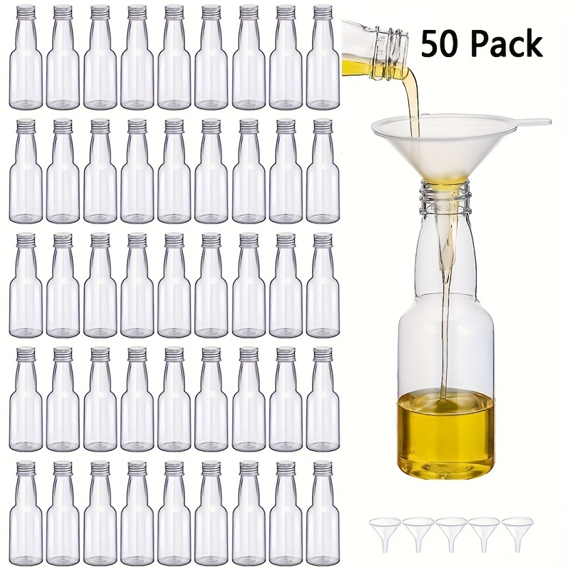 8 Pcs juice jars Mini Liquor Bottles Small Milk Fridge Containers
