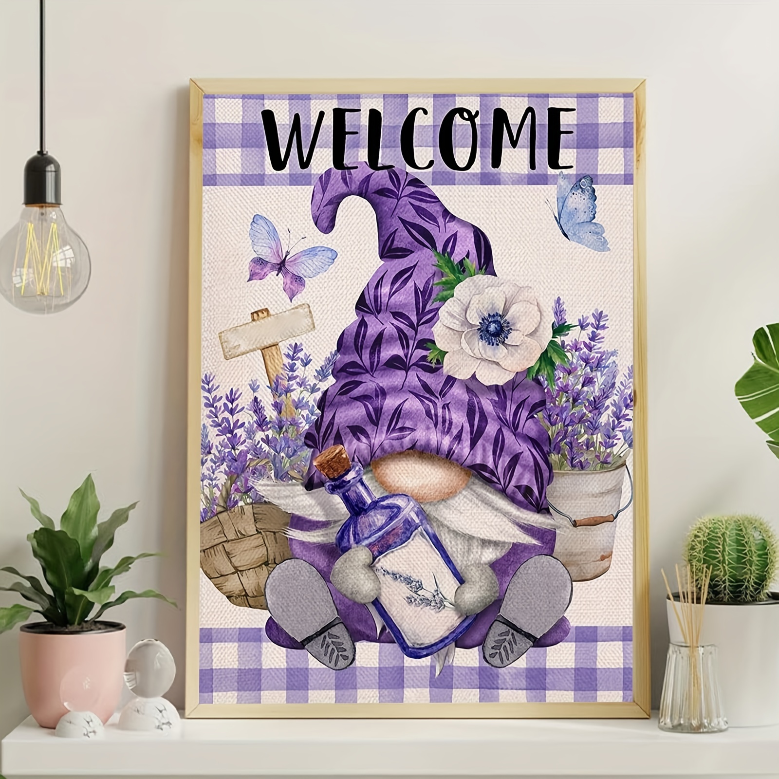 YALKIN Welcome Gnome 5D Diamond Painting Kits for Adults Kids