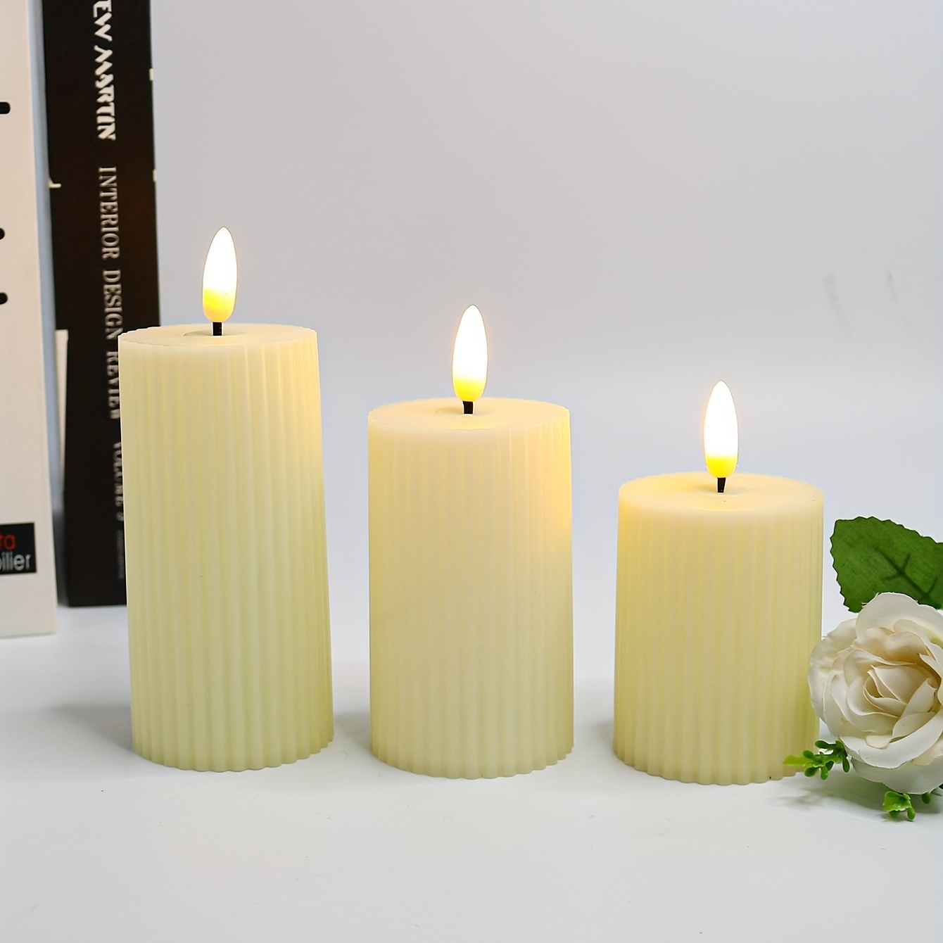 Infinite Wick Wax Pillar Candle