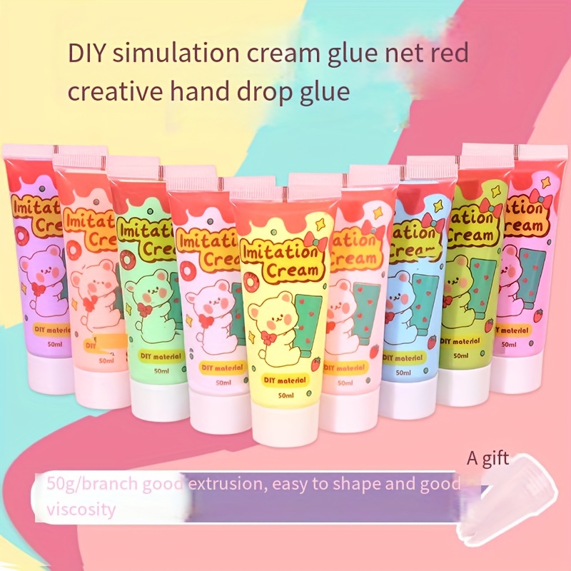 Simulation Cream Glue Diy Material Mobile Phone Case - Temu